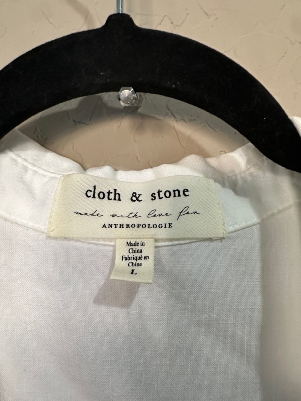 Anthropologie women’s White Casual Button-Down Shirt - Picture 2 of 4